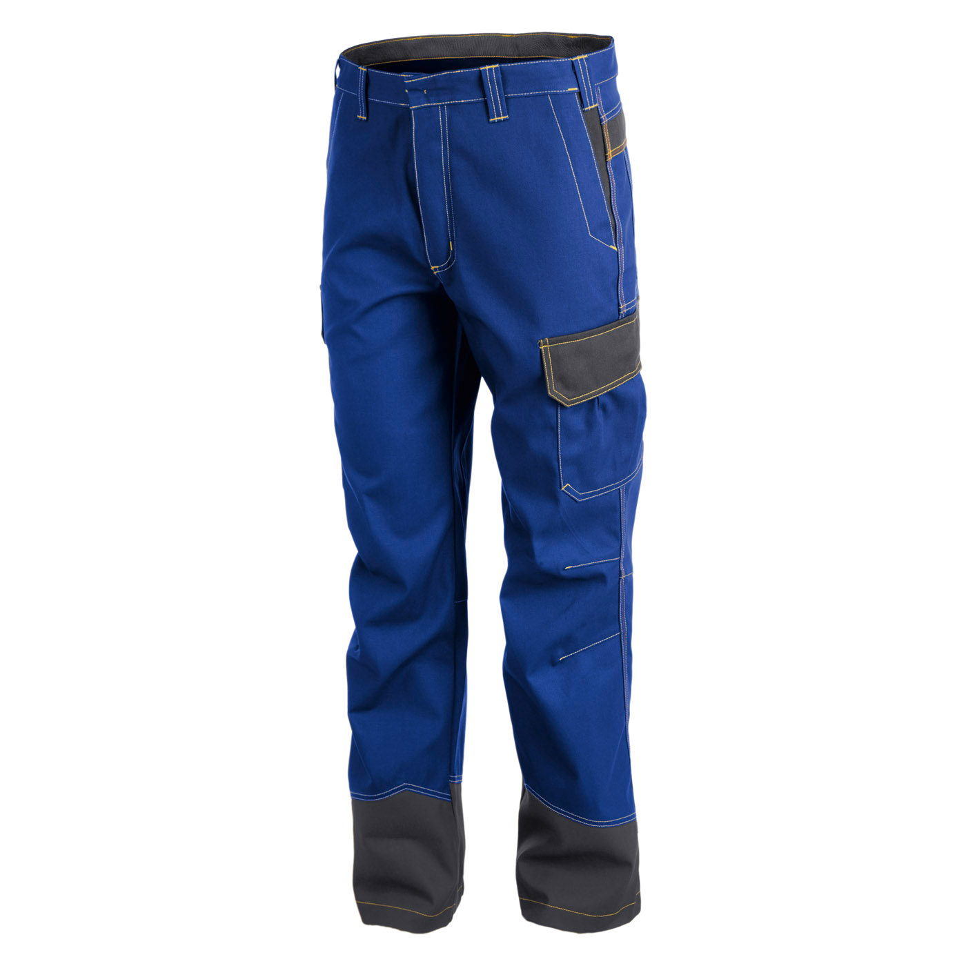 Kübler SAFETY 6 Hose PSA 3 in Kbl.blau/Anthrazit – Vorderansicht