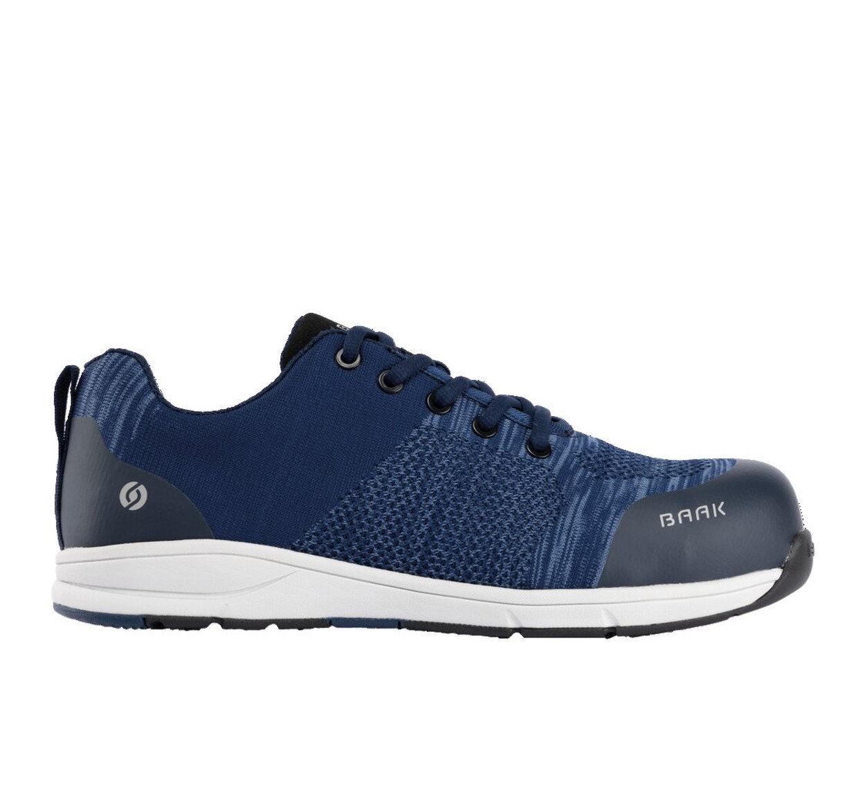 BAAK Halbschuh Hallux S1P SRC ESD SKY in Schwarz – Vorderansicht