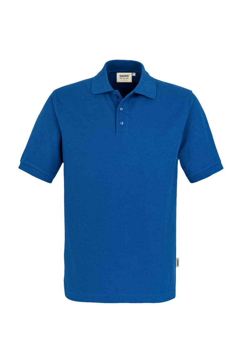 HAKRO 816 Poloshirt MIKRALINAR® in Royalblau – Vorderansicht