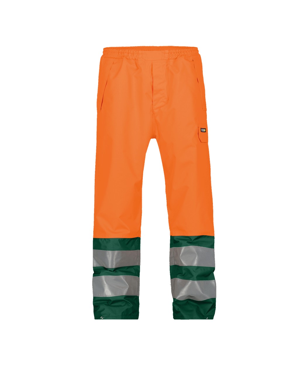 DASSY® Sola in Neonorange/Flaschengrün – Vorderansicht