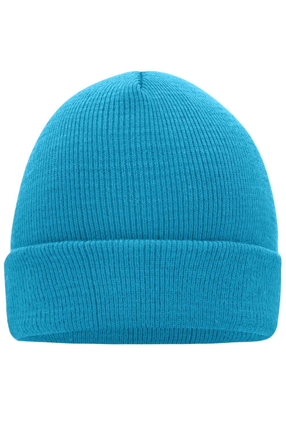 Daiber Knitted Cap in Aqua – Vorderansicht