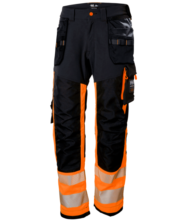 Helly Hansen Workwear ICU CONS PANT CL 1 in Orange/Anthrazit – Vorderansicht