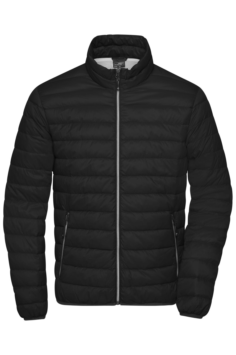 Daiber Men's Down Jacket in Black/Silver – Vorderansicht