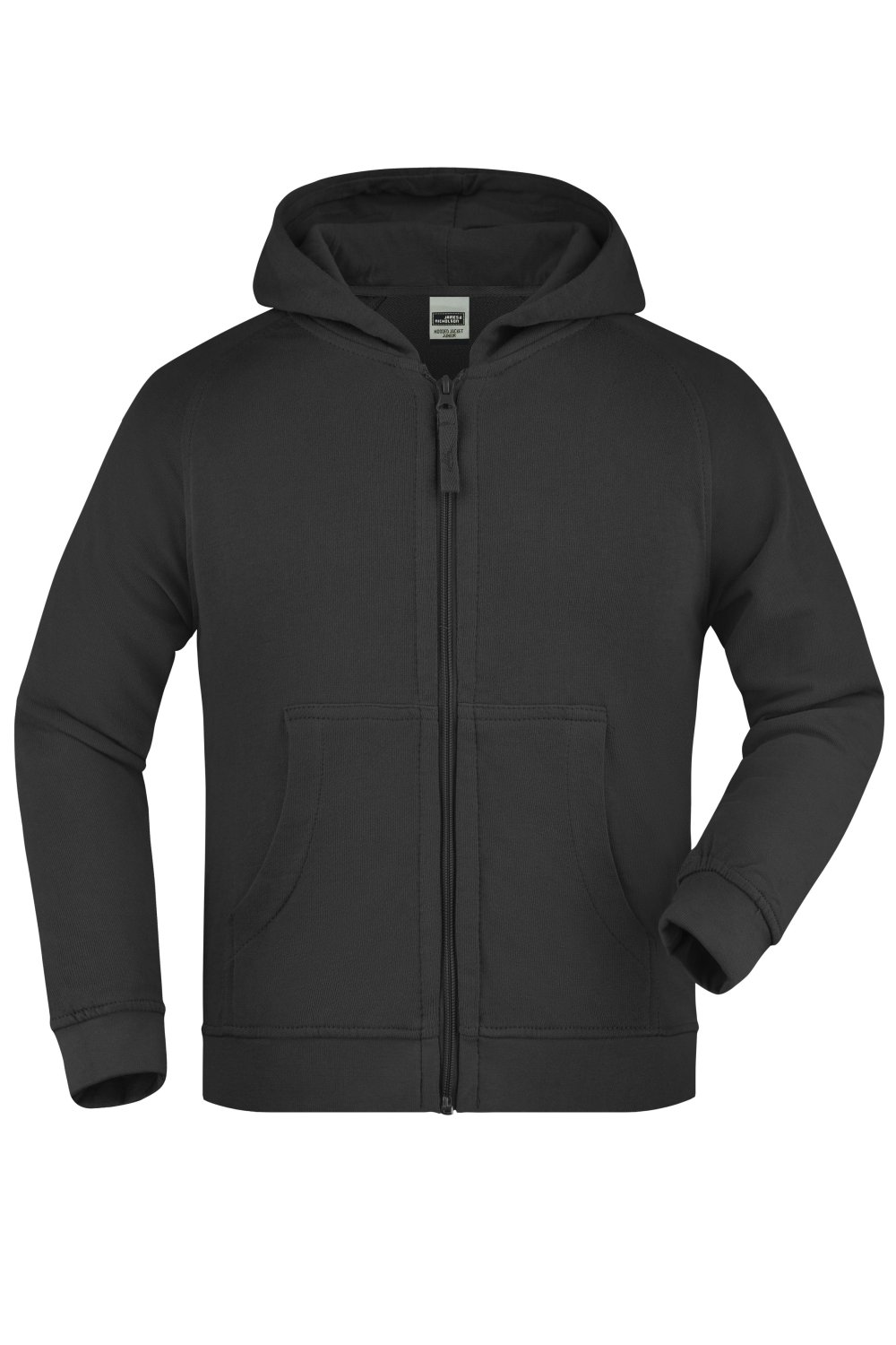 Daiber Hooded Jacket Junior in Black – Vorderansicht