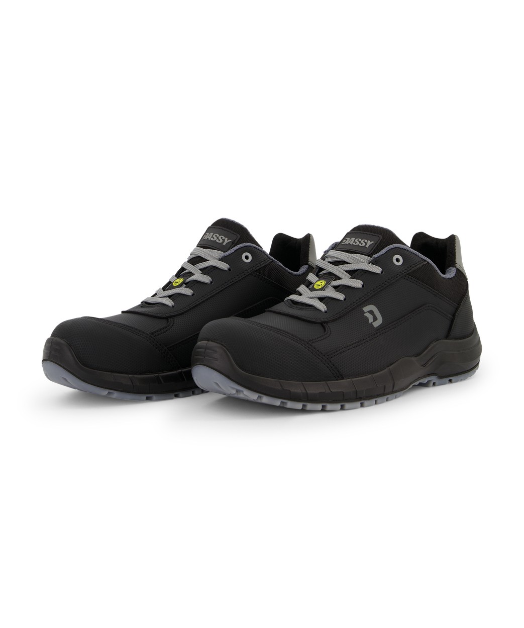 DASSY® Horus S3S FO SR ESD in Schwarz – Vorderansicht