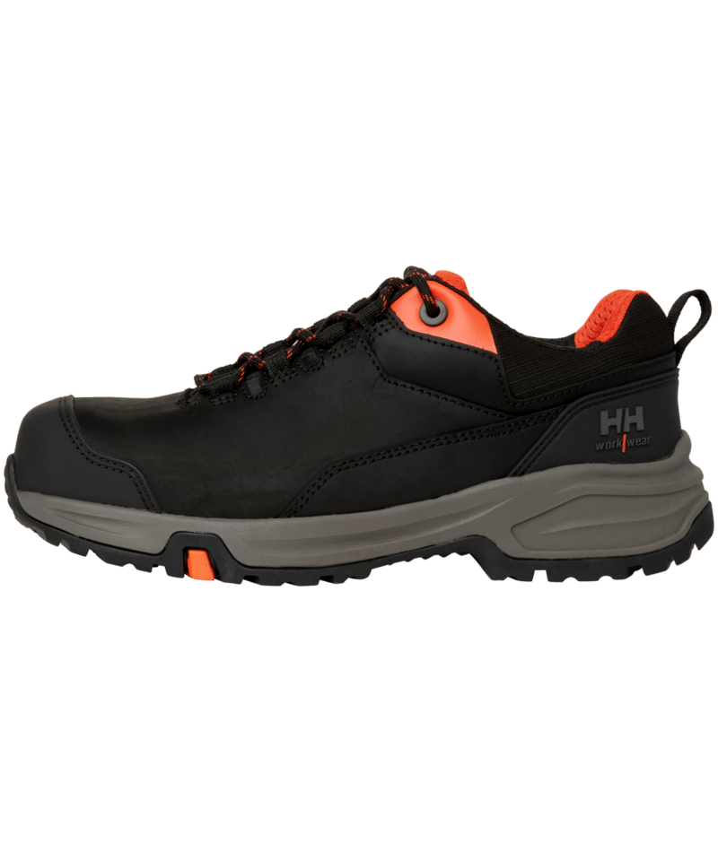 Helly Hansen Workwear MANCHESTER LTR LOW S3S in Schwarz/Grau – Vorderansicht