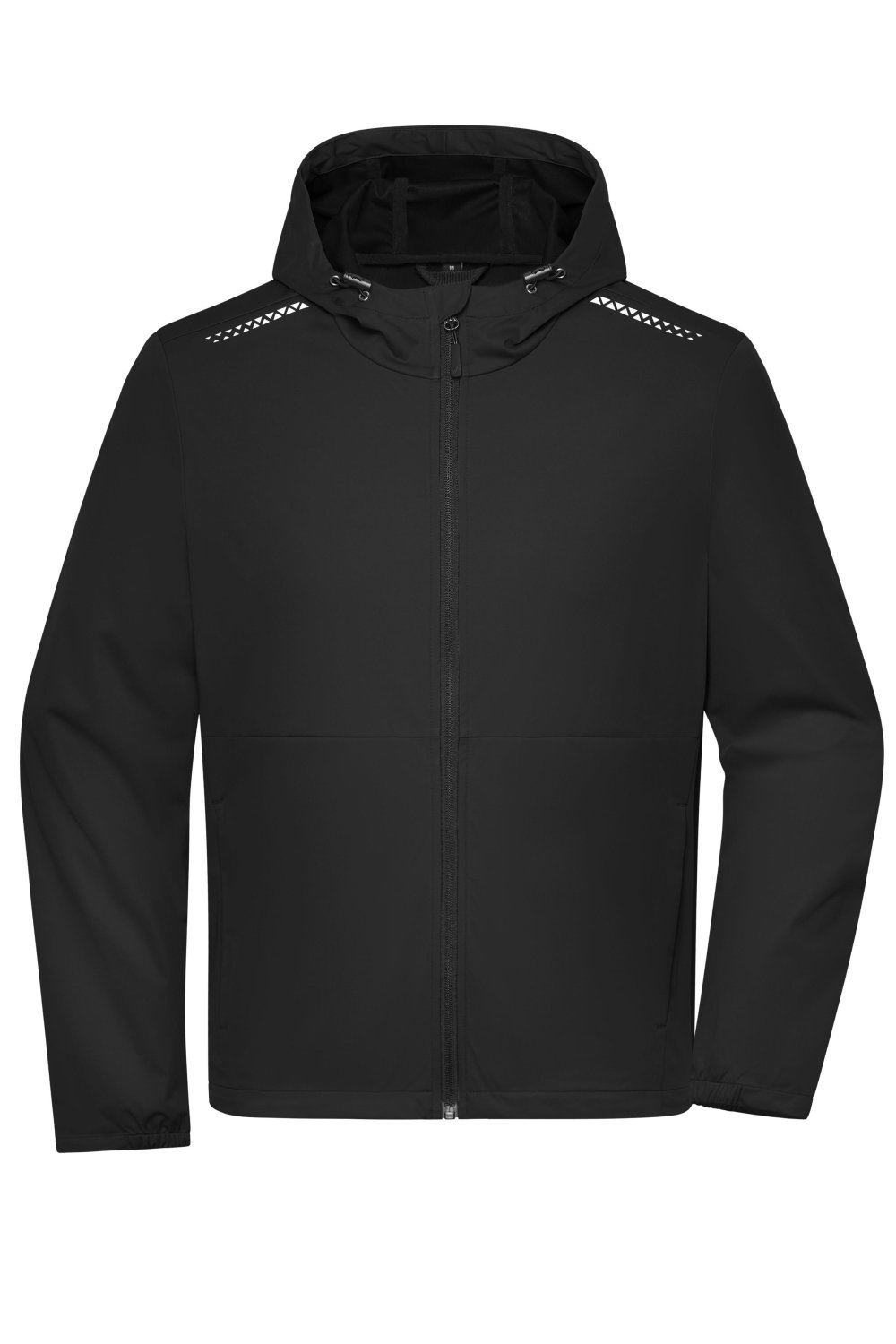 Daiber Men's Sports Softshell Jacket GRS in Black – Vorderansicht