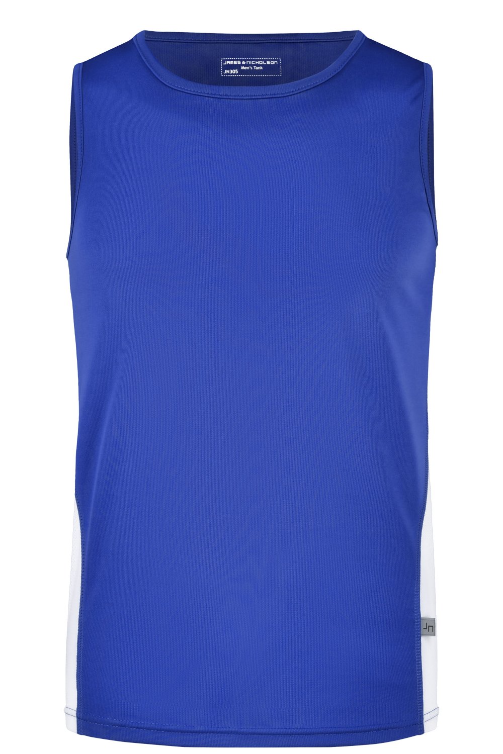 Daiber Men's Running Tank in Royal/White – Vorderansicht
