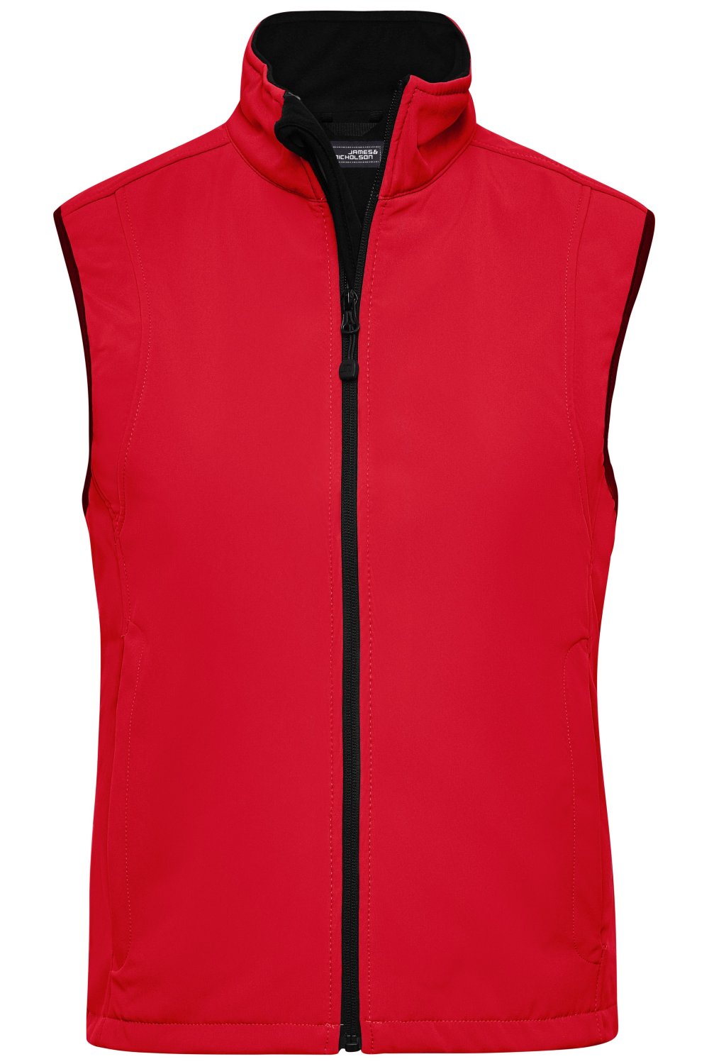 Daiber Ladies' Softshell Vest in Red – Vorderansicht