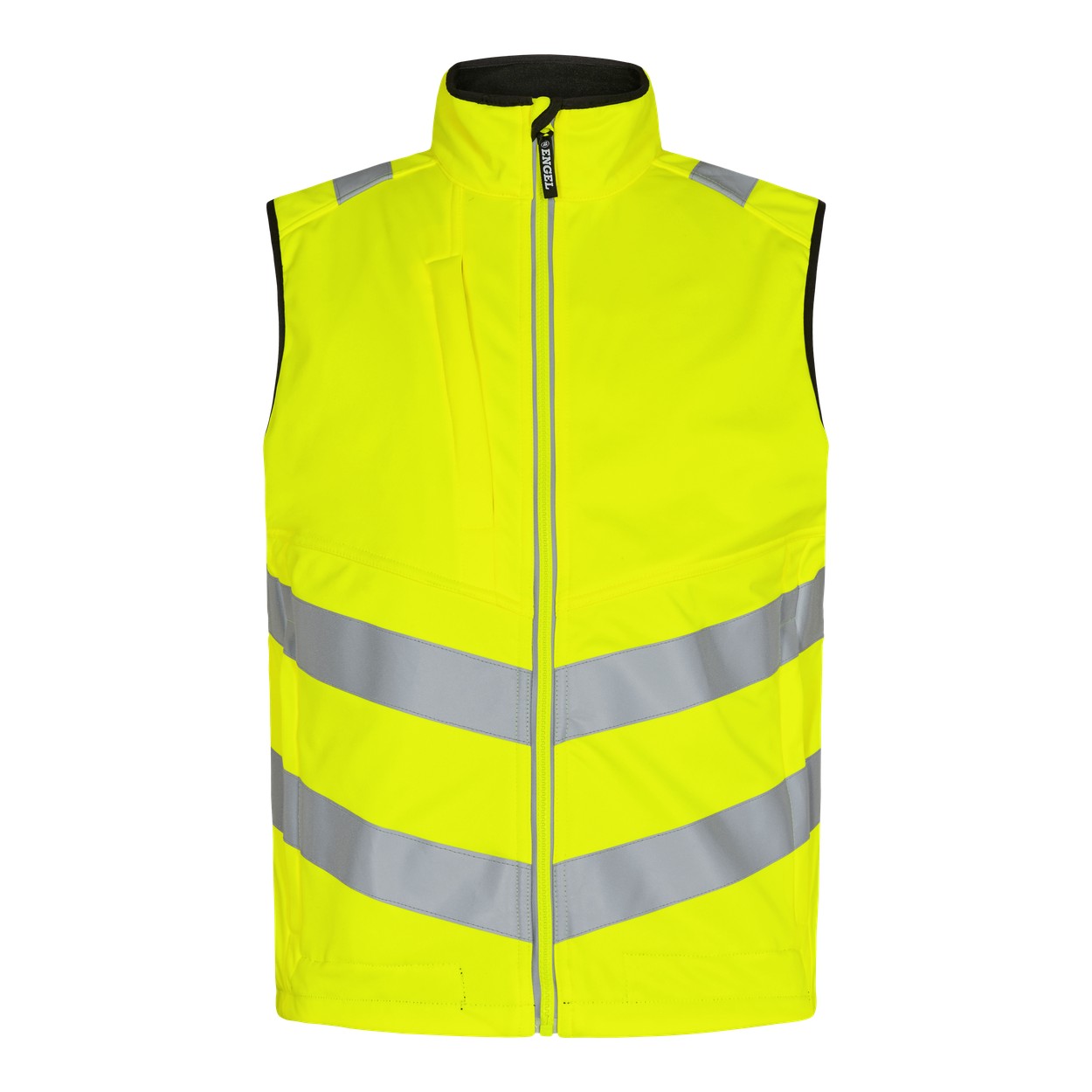 ENGEL Safety 5156-237 Softshellweste in Gelb – Vorderansicht