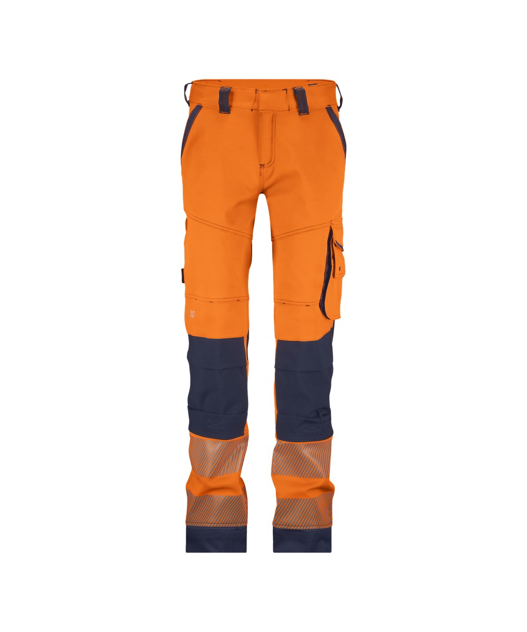 DASSY® Aruba Women in Neonorange/Dunkelblau – Vorderansicht