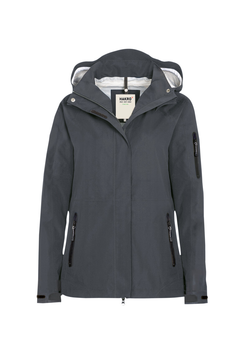 HAKRO 250 Damen Activejacke in Anthrazit – Vorderansicht