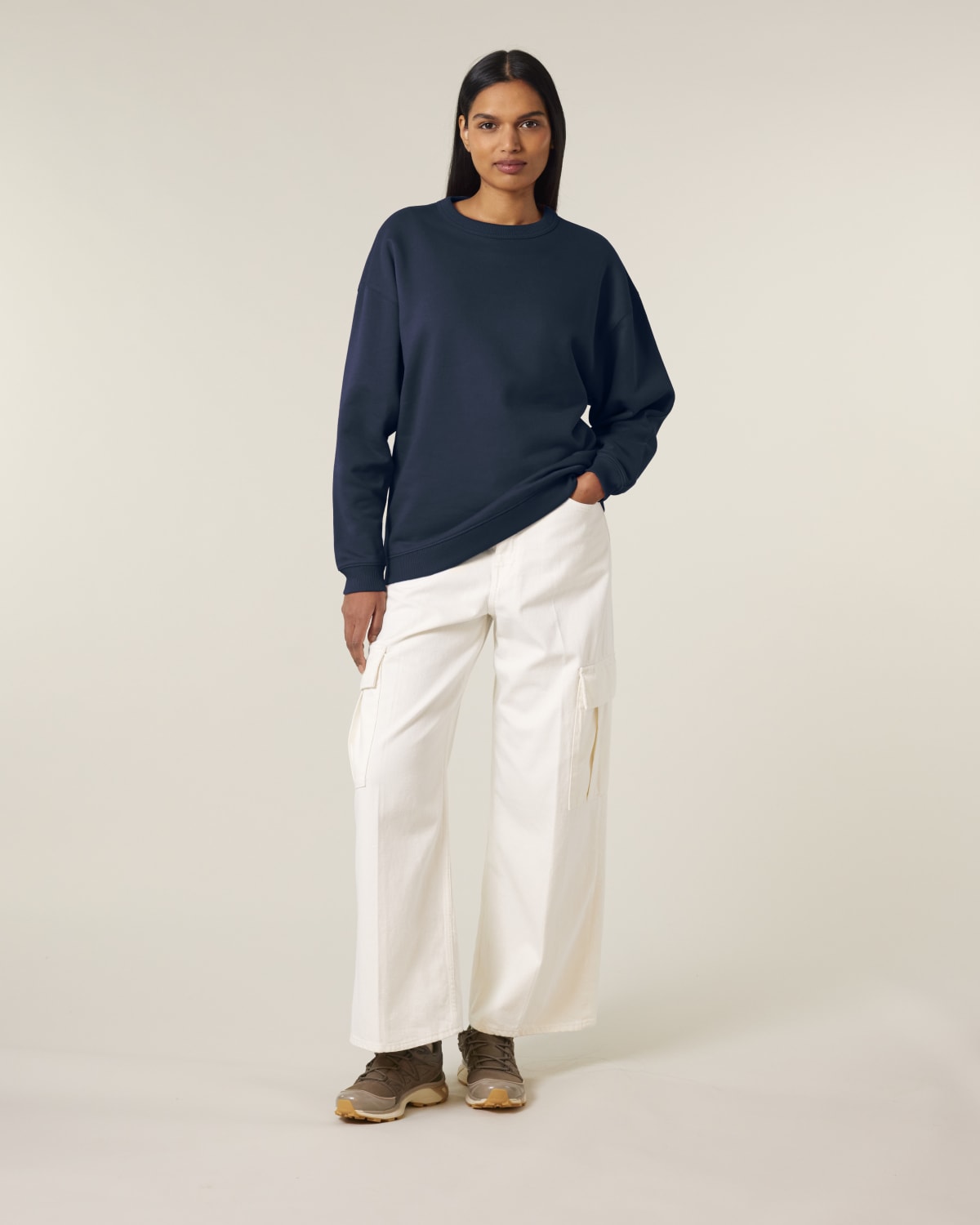 Stanley Stella Stella Paloma in French Navy – Modellansicht