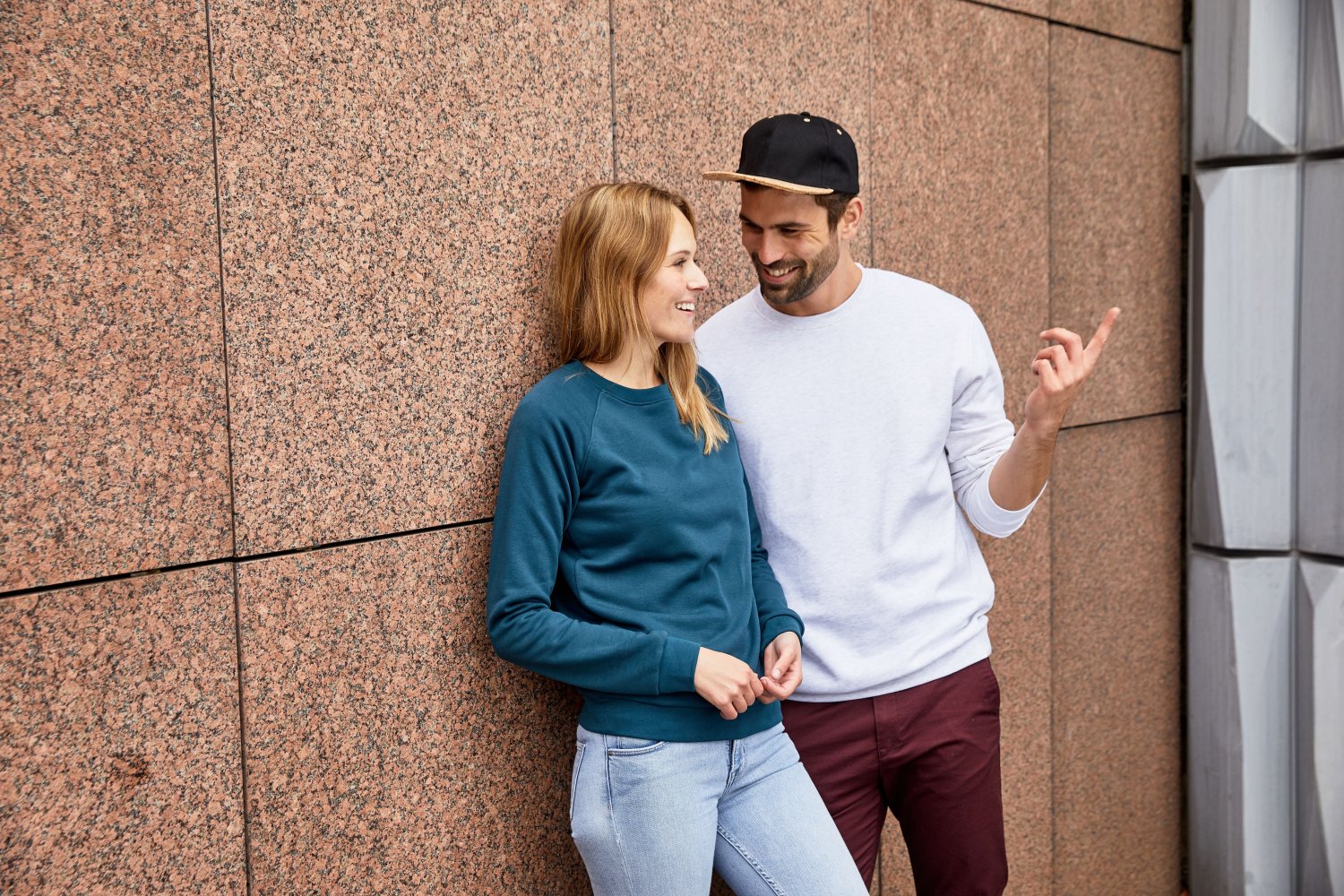 Daiber Ladies' Promo Sweat in Pink – Modellansicht