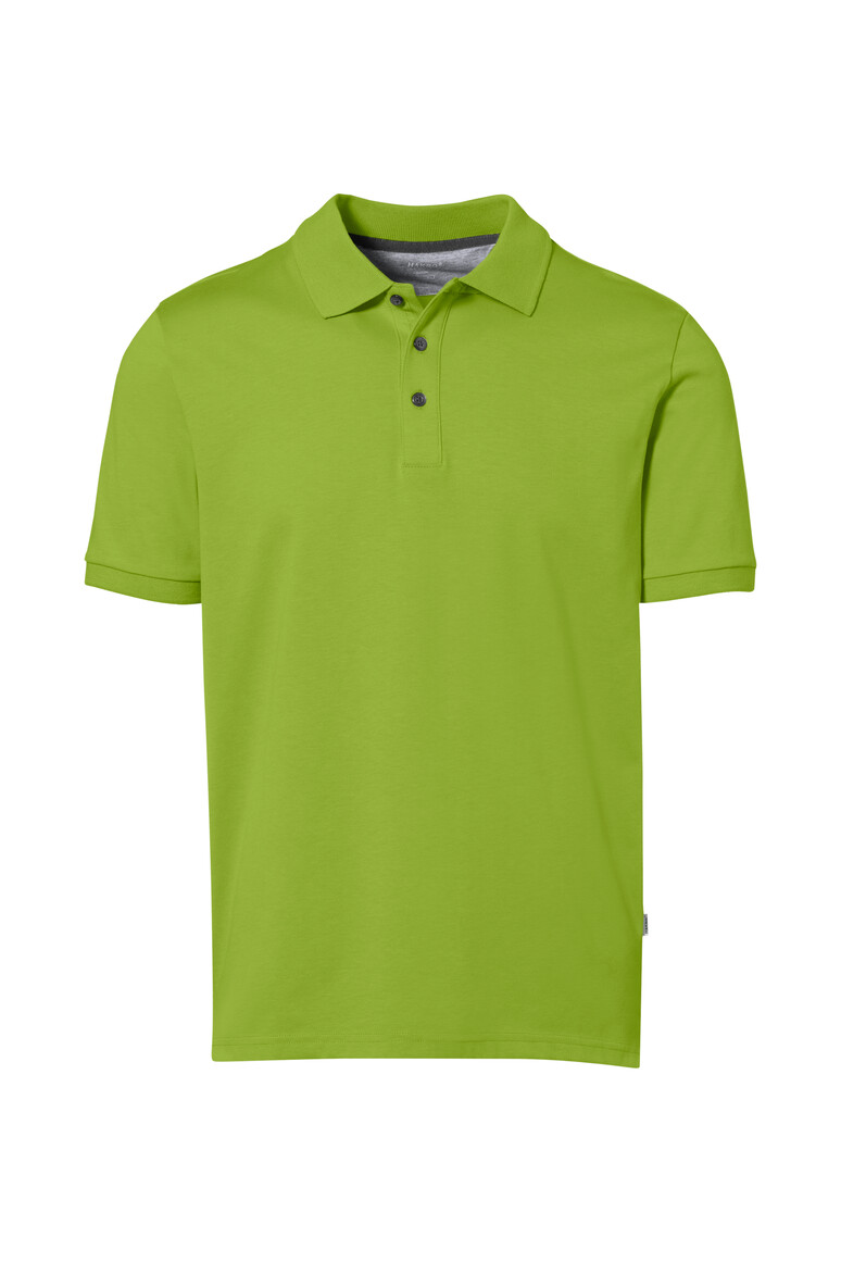 HAKRO 814 COTTON TEC® Poloshirt in Kiwi – Vorderansicht