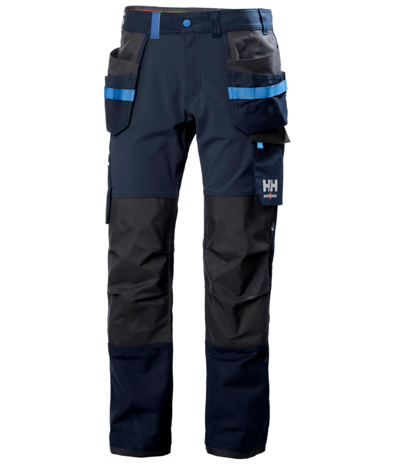 Helly Hansen Workwear OXFORD 4X CONS PANT in Marine/Anthrazit – Vorderansicht