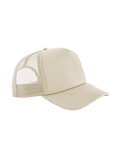 Beechfield Classic Foam Trucker in Stone – Vorderansicht