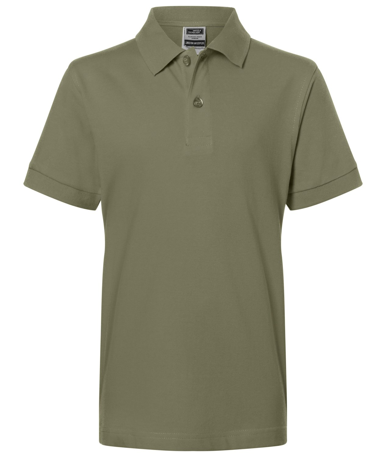Daiber Classic Polo Junior in Olive – Vorderansicht