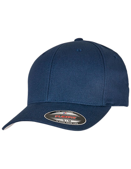 V-FLEXFIT® Cotton Twill Cap in Navy – Vorderansicht