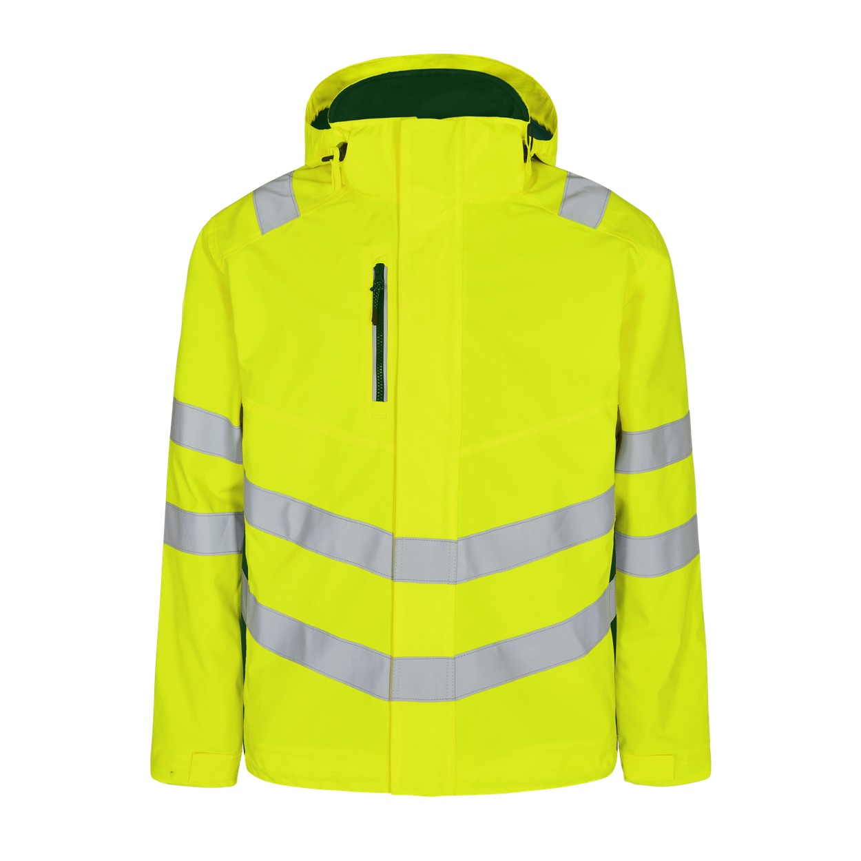 ENGEL Safety 1146-930 Shelljacke in Gelb/Grün – Vorderansicht