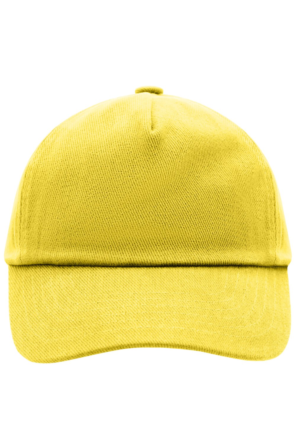 Daiber 5 Panel Kids' Cap in Yellow – Vorderansicht