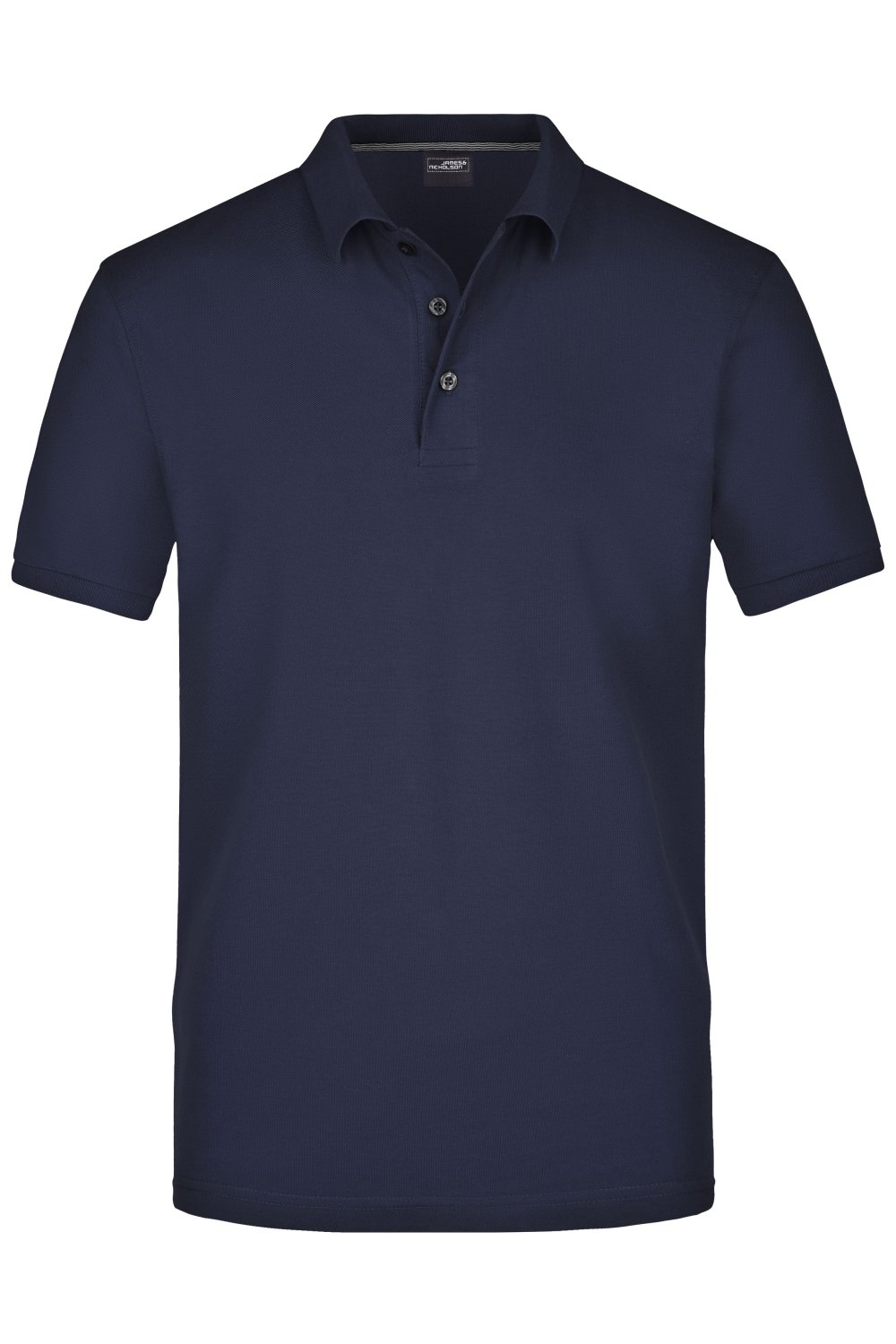 Daiber Men's Pima Polo in Navy – Vorderansicht