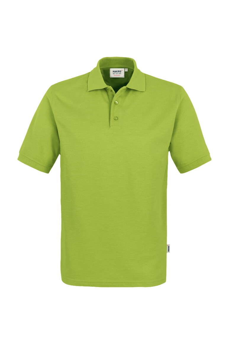 HAKRO 816 Poloshirt MIKRALINAR® in Kiwi – Vorderansicht