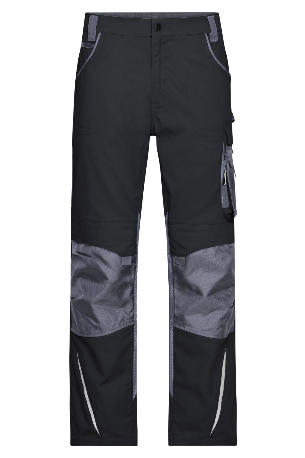 Daiber Workwear Pants - STRONG - in Black/Carbon – Vorderansicht