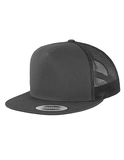 FLEXFIT Classic Trucker in Charcoal – Vorderansicht