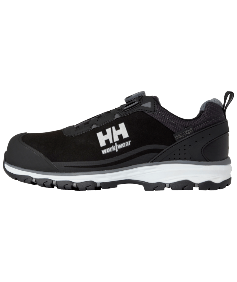 Helly Hansen Workwear CHELSEA EVO 2 MXR LOW BOA S7S in Schwarz/Grau – Vorderansicht