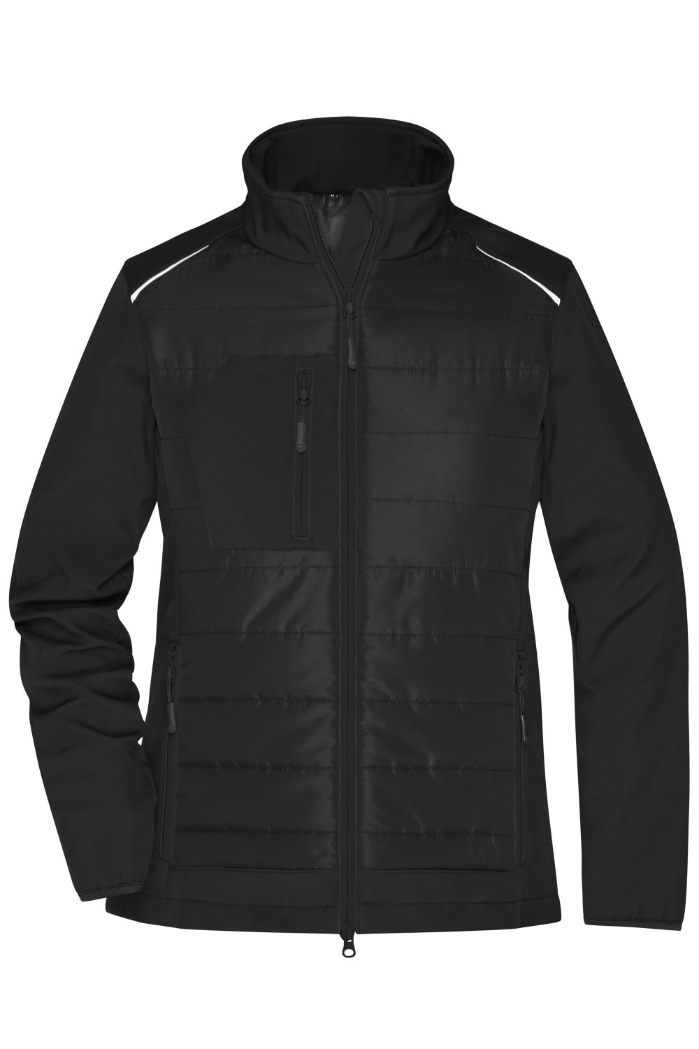 Daiber Ladies' Hybrid Jacket GRS in Black/Black – Vorderansicht