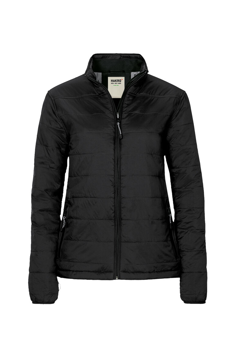 HAKRO 251 Damen Loftjacke in Schwarz – Vorderansicht