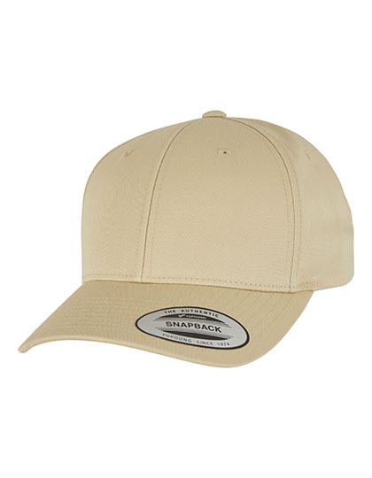 FLEXFIT Curved Classic Snapback in Gold – Vorderansicht