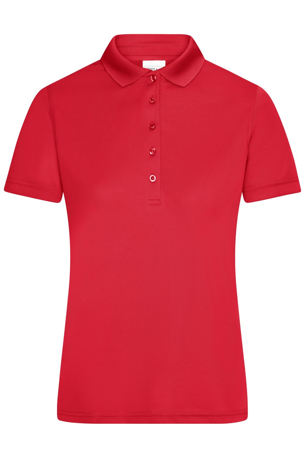 Daiber Ladies' Active Polo in Red – Vorderansicht