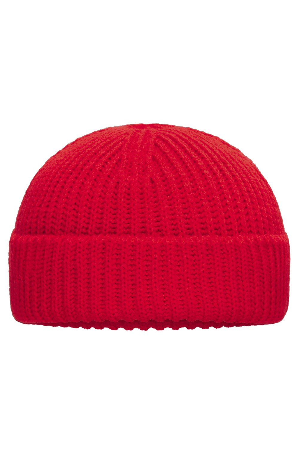 Daiber Fisherman Beanie in Red – Vorderansicht