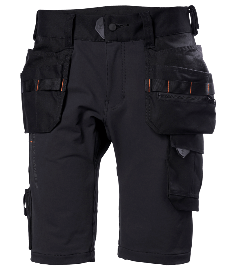 Helly Hansen Workwear CHELSEA EVO CONS SHORTS in Schwarz – Vorderansicht