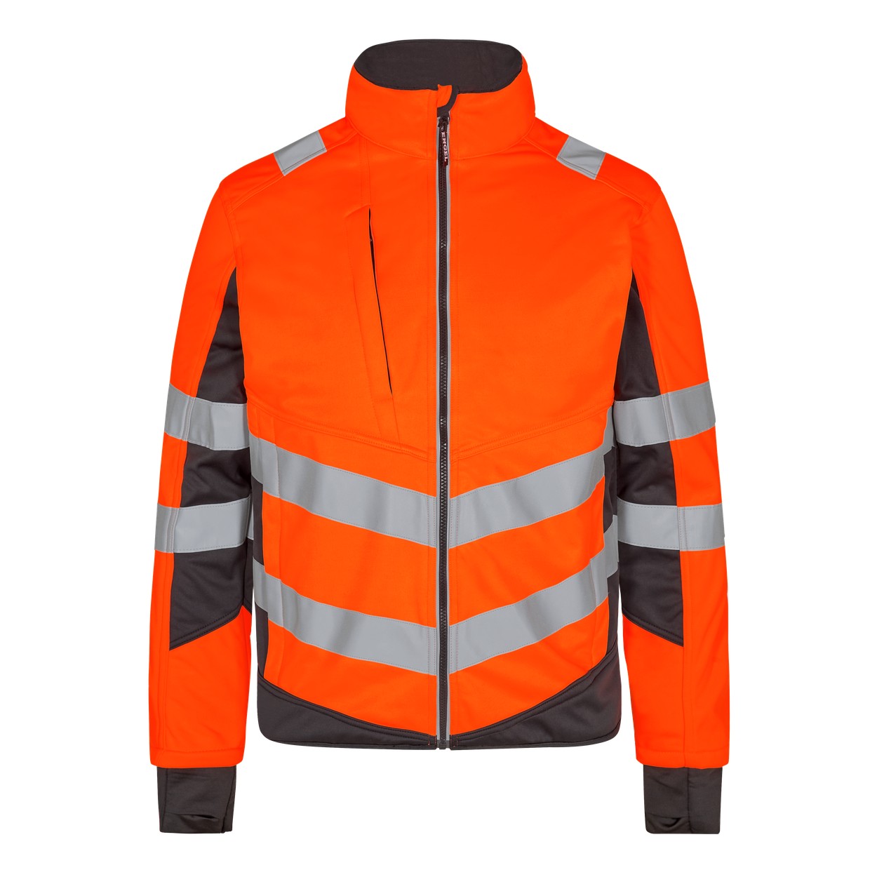 ENGEL Safety 1158-237 Softshelljacke in Orange/Anthrazit Grau – Vorderansicht