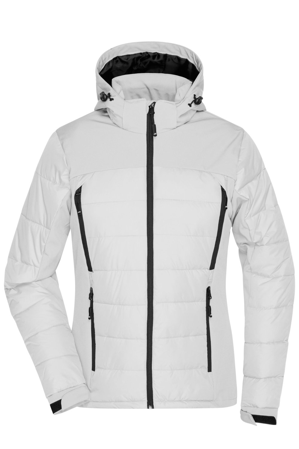 Daiber Ladies' Outdoor Hybrid Jacket in White – Vorderansicht