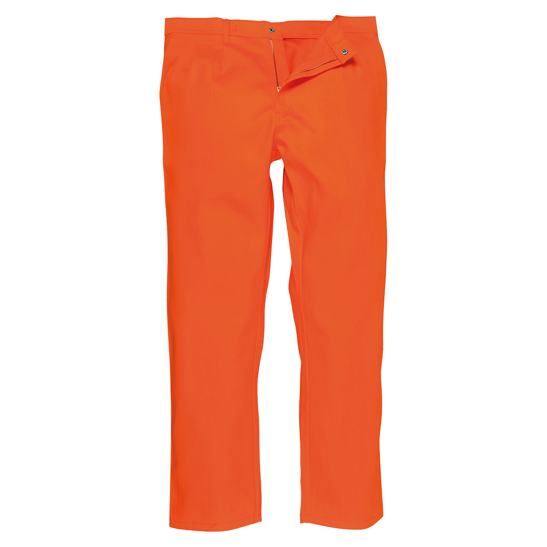 Portwest Bizweld Work FR Trousers in Orange – Vorderansicht