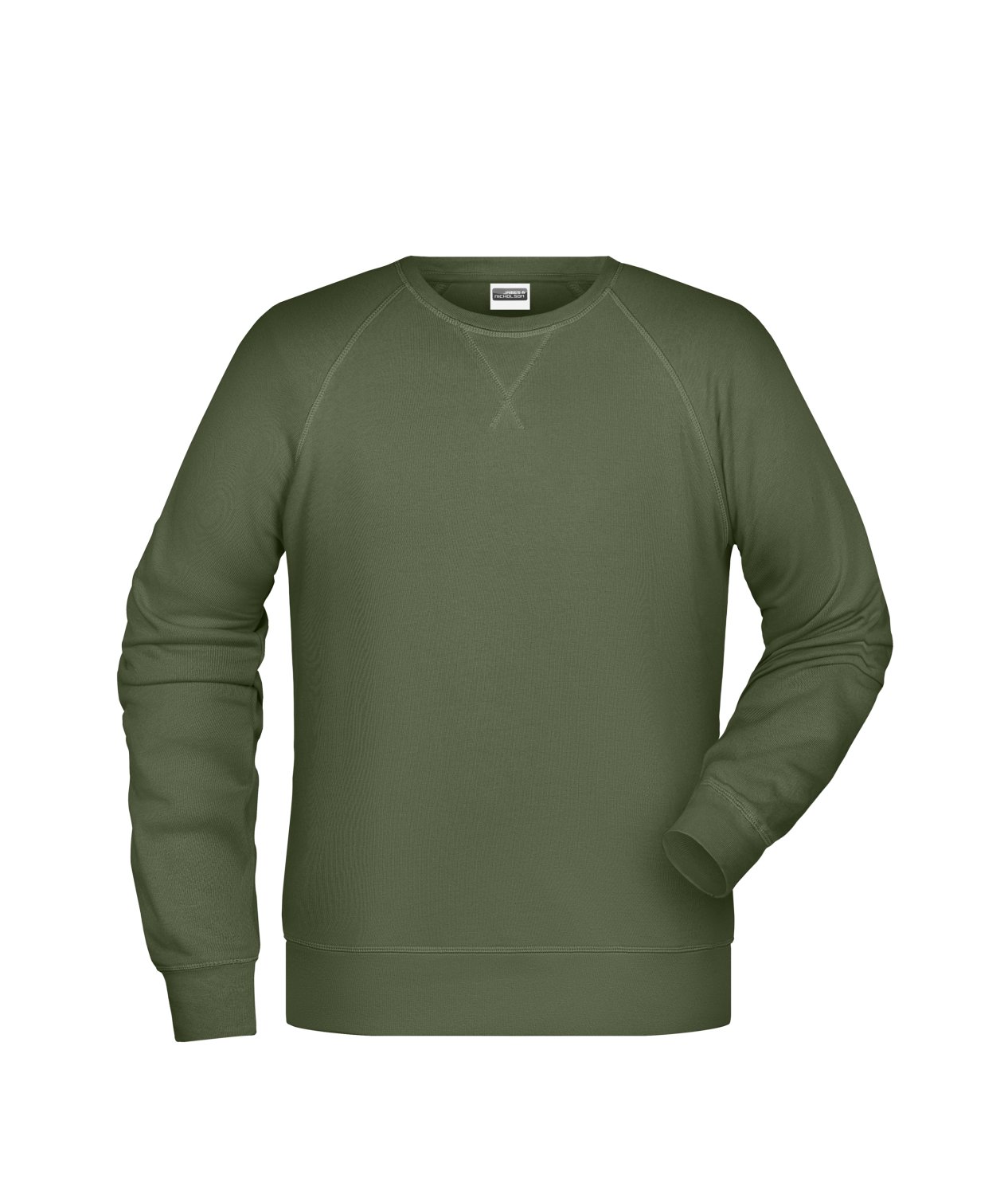 Daiber Men's Sweat OCS Blended & RCS in Olive – Vorderansicht
