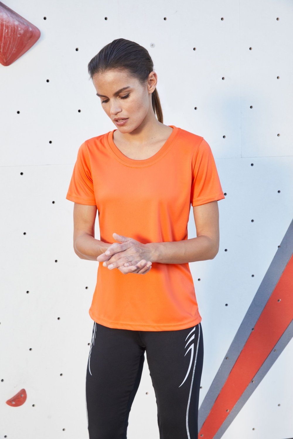 Daiber Ladies' Active-T in Black – Modellansicht