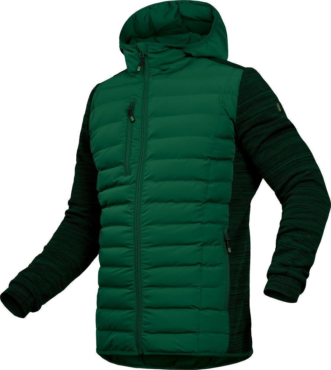 Leibwächter Hybridjacke Casual Line in Grün – Vorderansicht