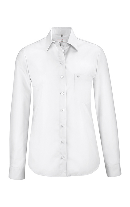 Greiff Damen-Bluse 1/1 CF Leasing in Weiß – Vorderansicht