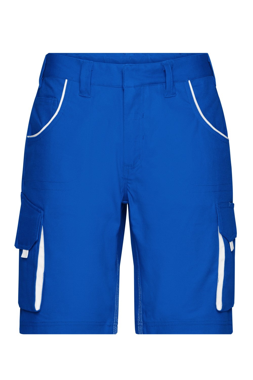 Daiber Workwear Bermudas - COLOR - in Royal/White – Vorderansicht