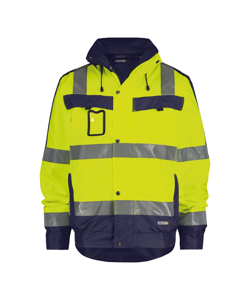 DASSY® Lima in Neongelb/Dunkelblau – Vorderansicht