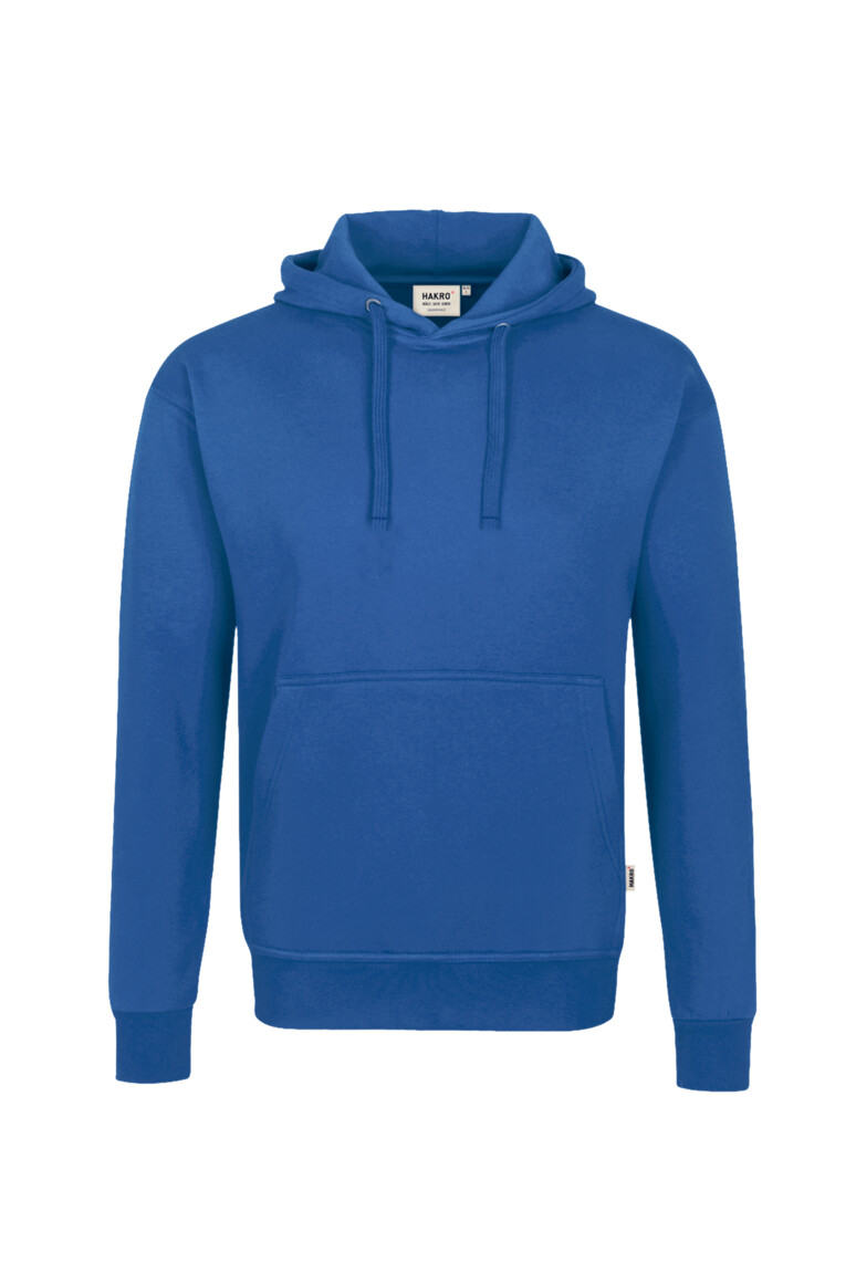 HAKRO 601 Kapuzen-Sweatshirt Premium in Royalblau – Vorderansicht