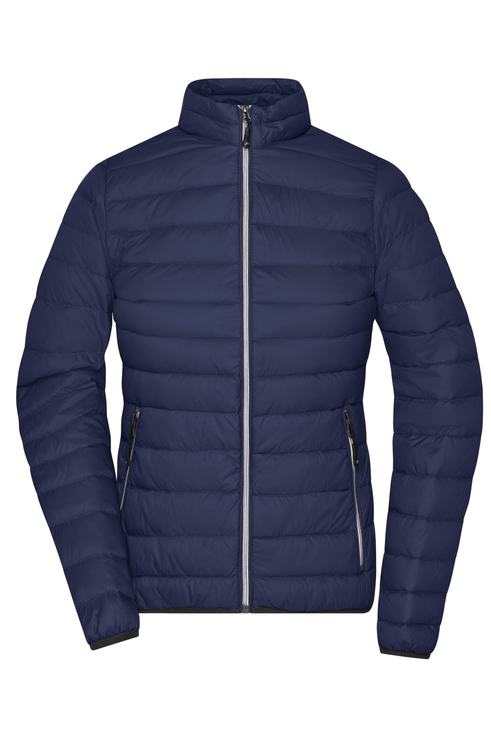Daiber Ladies' Down Jacket in Navy/Silver – Vorderansicht