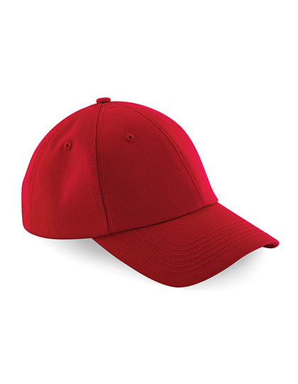 Beechfield Authentic Baseball Cap in Classic Red – Vorderansicht
