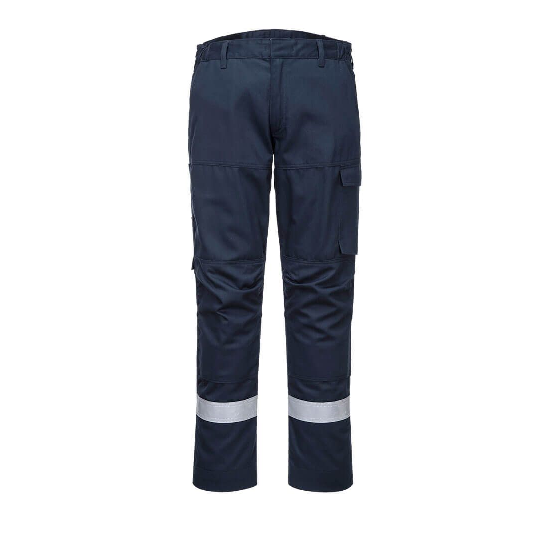 Portwest Bizflame Industry FR Trousers in Marine – Vorderansicht