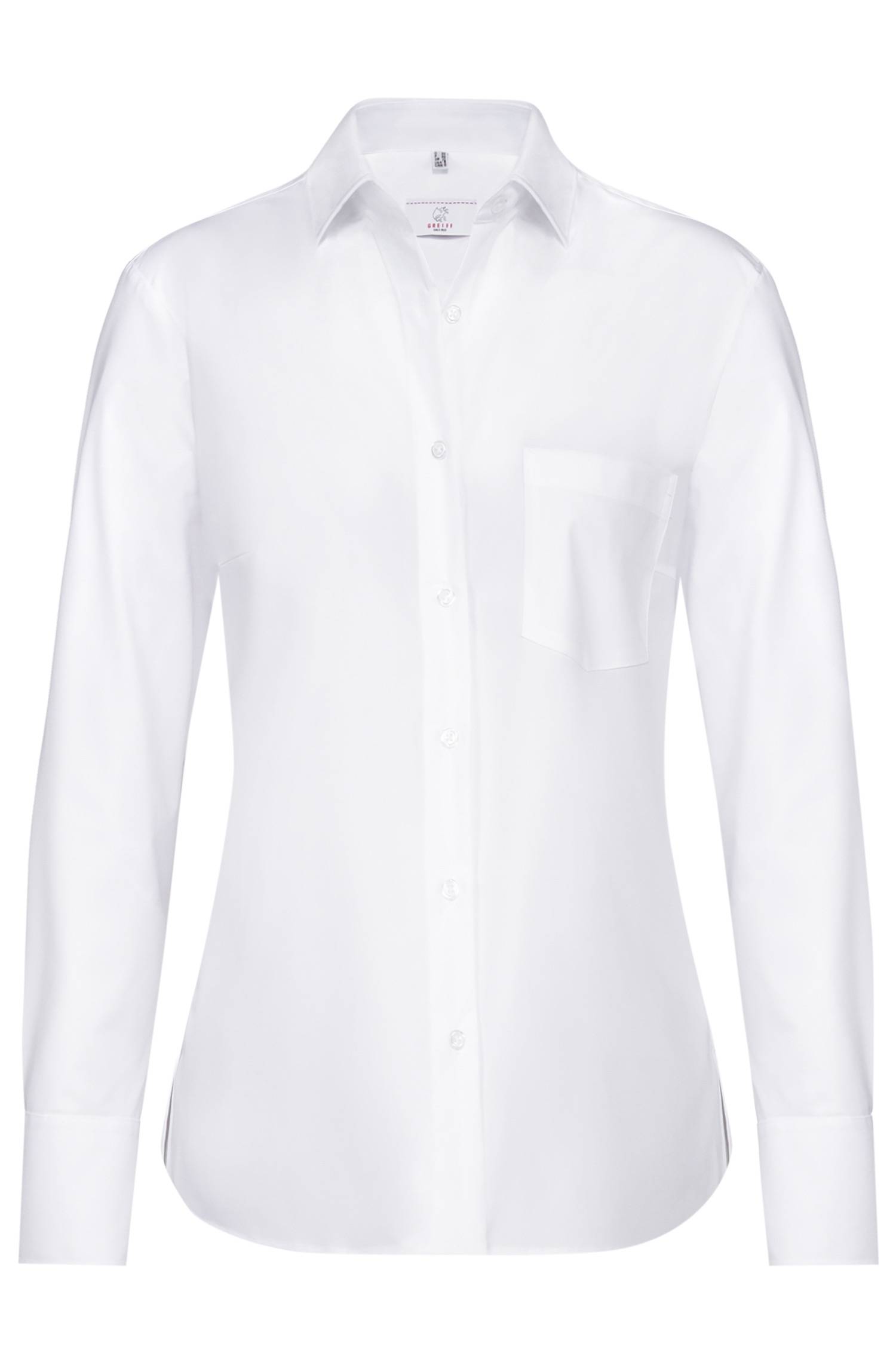 Greiff Damen-Bluse 1/1 CF Basic in Weiß – Vorderansicht